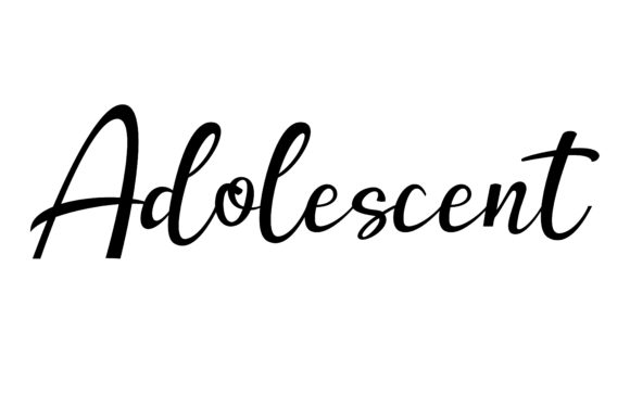 Adolescent Typography: Playful, Editable Design Assets