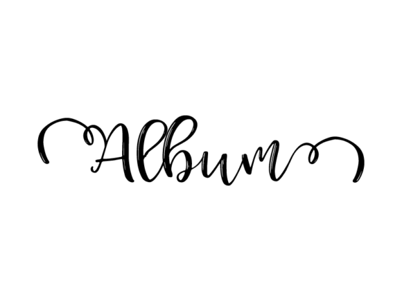 Album Lettering: Hand-Drawn Vector Monochrome Graphics That Actually Work for Real Projects