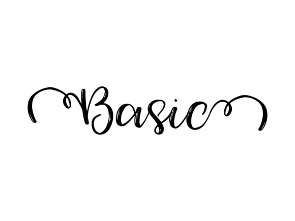 Basic Lettering: Clean, Crafted, Ready to Use