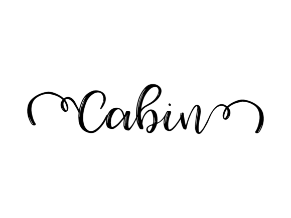 Cabin Lettering: Clean, Crafty & Customizable