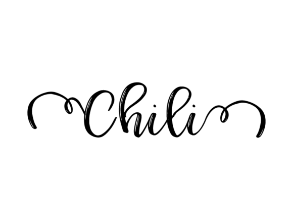 Chili Lettering: Hand-Drawn Vector Monochrome Lettering That Works Where You Need It