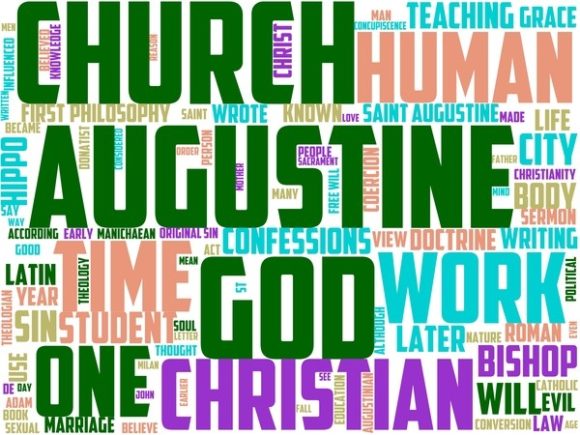 Saint Augustine Wordart Tshirt: A Hand-Drawn Wordcloud That Speaks With Intention