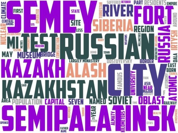 Semipalatinsk Wordart Tie Dye: Hand-Drawn Colorful Wordclouds for Creative Expression & Design
