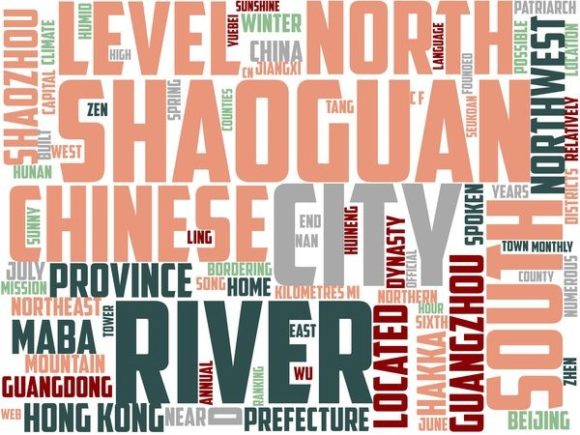 Shaoguan Typography: Hand-Drawn Wordcloud Magic